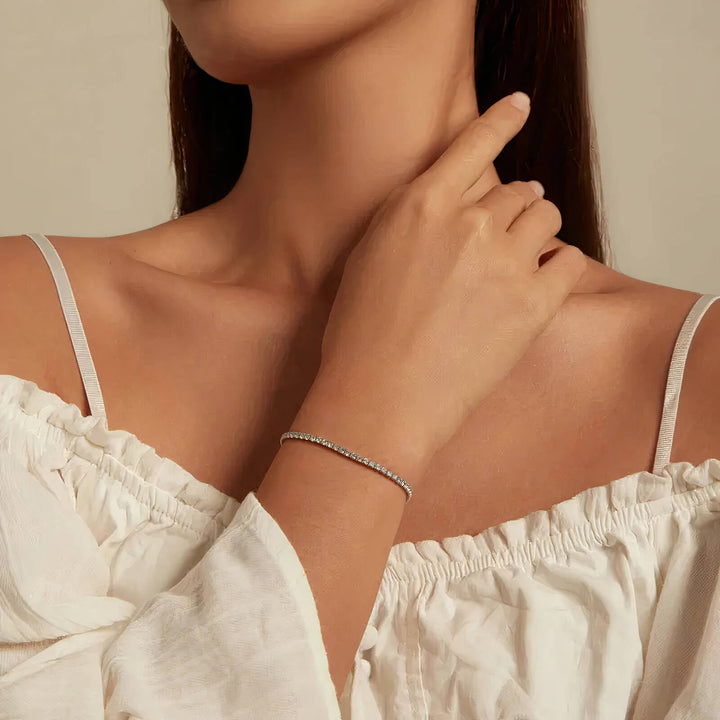 Never Basic Tennis Bracelet