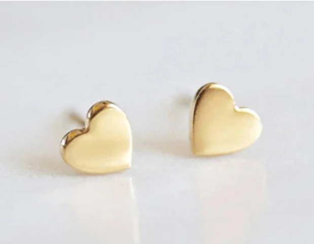 Heart Stud Earrings